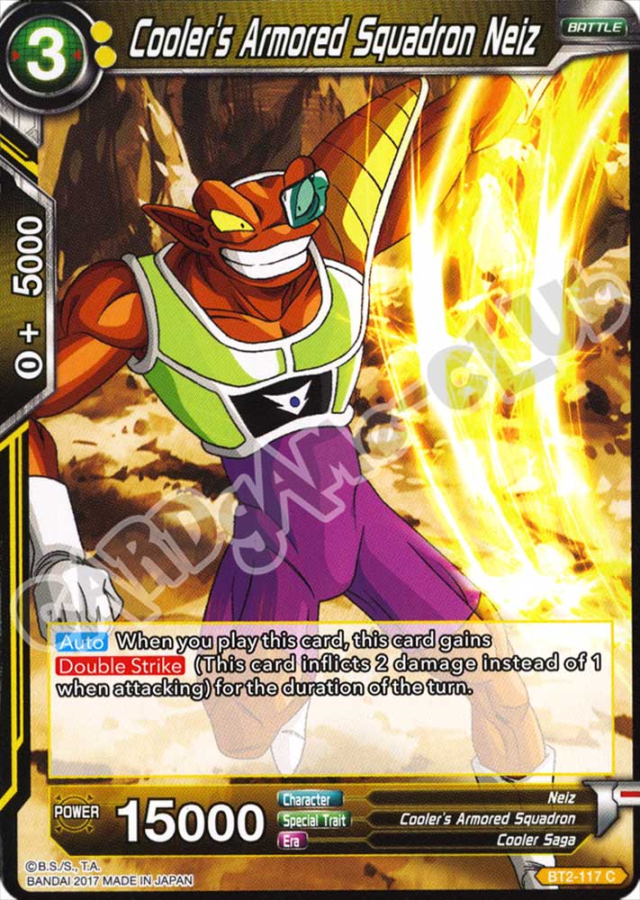 BT2-117 Cooler's Armored Squadron Neiz comune normale (EN) -NEAR MINT-