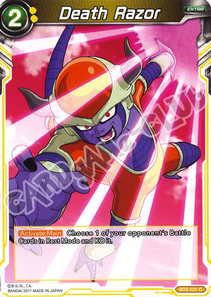 BT2-121 Death Razor comune normale (EN) -NEAR MINT-