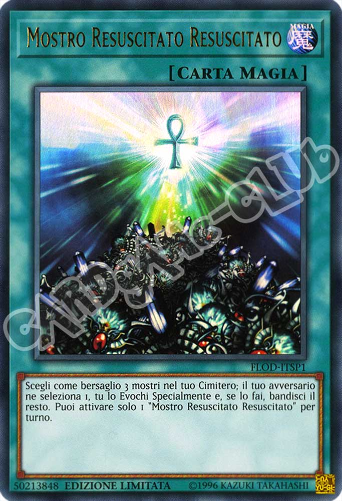 FLOD-ITSP1 Mostro Resuscitato Resuscitato ultra rara Edizione Limitata (IT) -NEAR MINT-