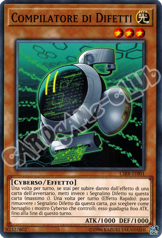 CIBR-IT001 Compilatore di Difetti comune unlimited (IT) -NEAR MINT-