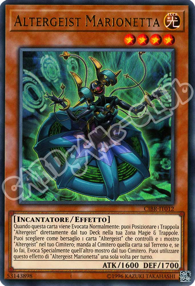 CIBR-IT012 Altergeist Marionetta ultra rara unlimited (IT) -NEAR MINT-