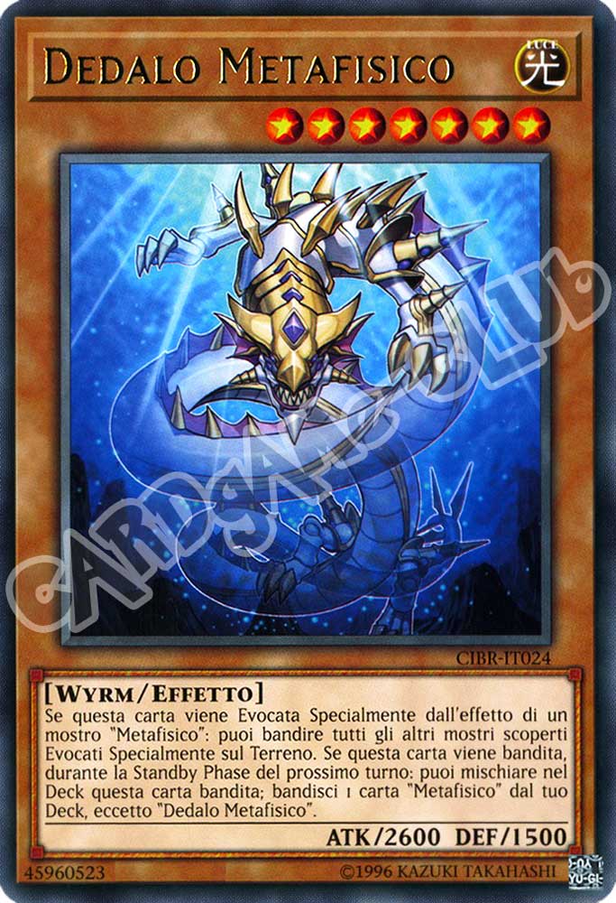 CIBR-IT024 Dedalo Metafisico rara unlimited (IT) -NEAR MINT-