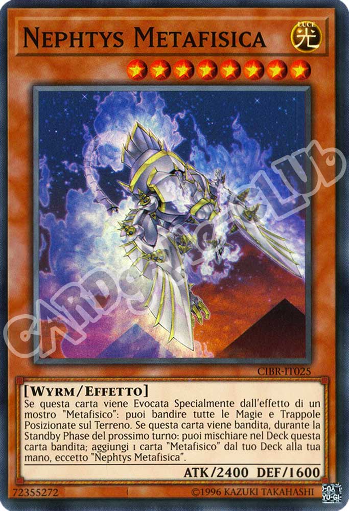 CIBR-IT025 Nephthys Metafisica super rara unlimited (IT) -NEAR MINT-