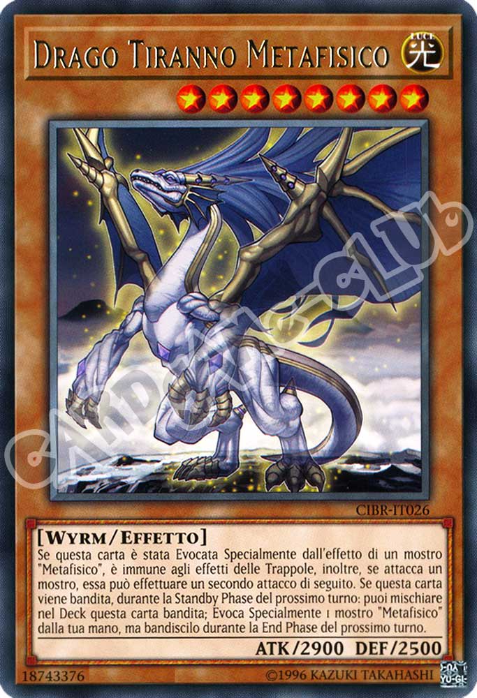 CIBR-IT026 Drago Tiranno Metafisico rara unlimited (IT) -NEAR MINT-