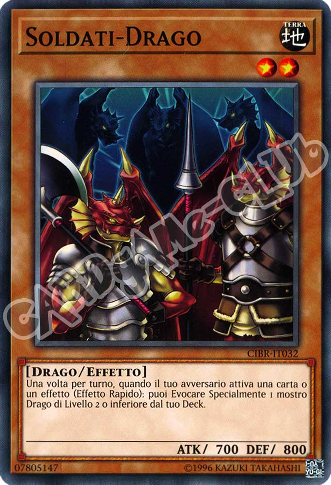 CIBR-IT032 Soldati-Drago comune unlimited (IT) -NEAR MINT-