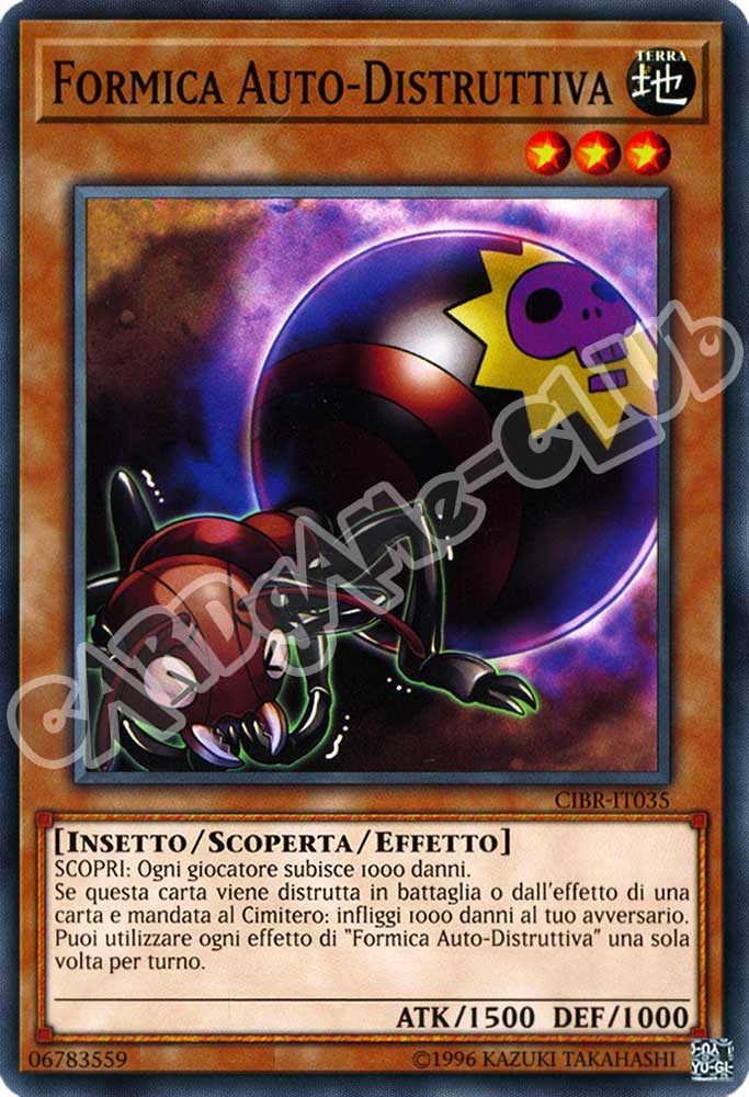 CIBR-IT035 Formica Auto-Distruttiva comune unlimited (IT) -NEAR MINT-