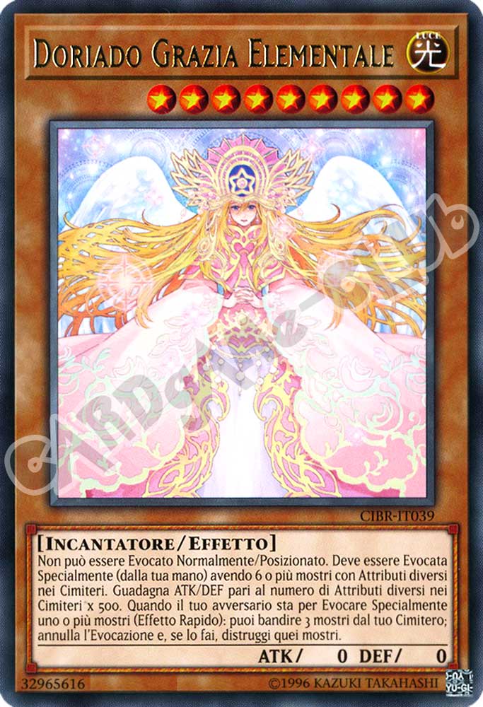 CIBR-IT039 Doriado Grazia Elementale rara unlimited (IT) -NEAR MINT-