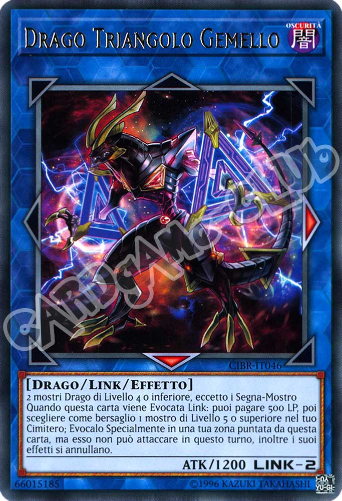 CIBR-IT046 Drago Triangolo Gemello rara unlimited (IT) -NEAR MINT-