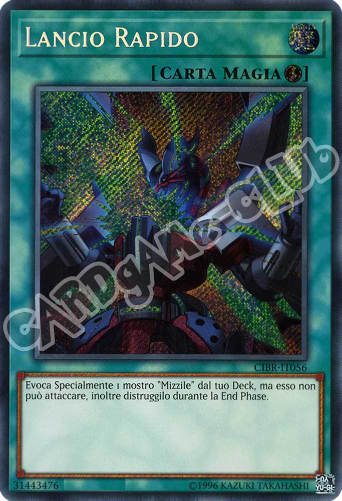 CIBR-IT056 Lancio Rapido rara segreta unlimited (IT) -NEAR MINT-