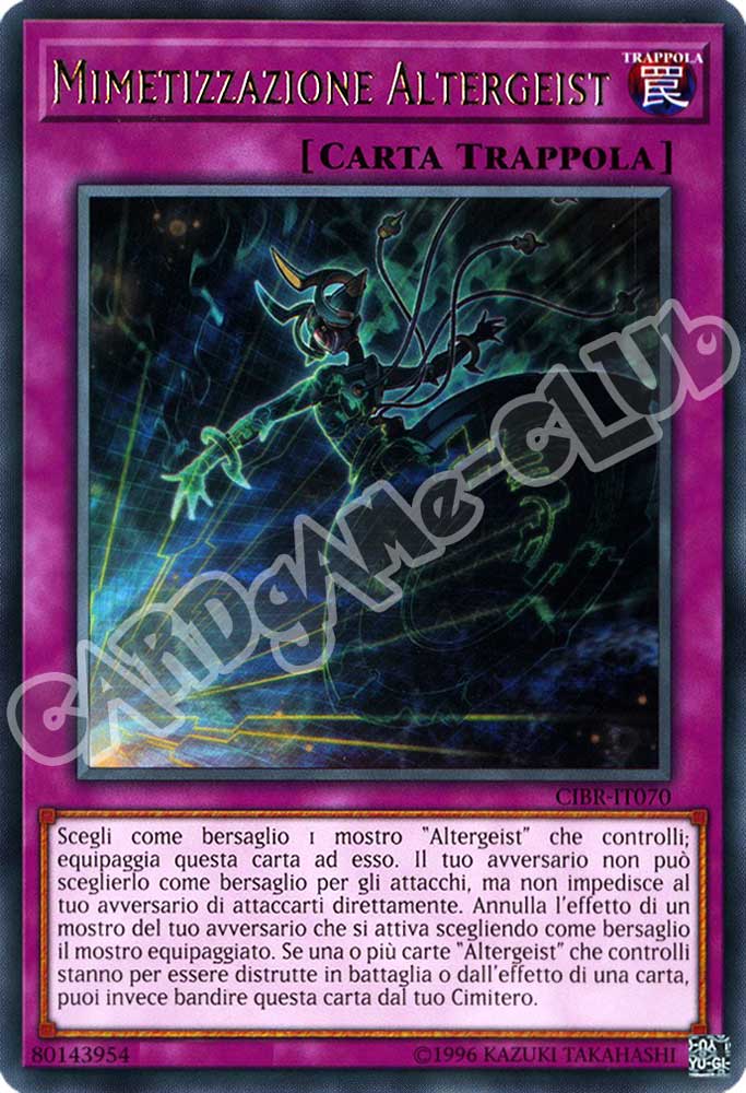 CIBR-IT070 Mimetizzazione Altergeist rara unlimited (IT) -NEAR MINT-