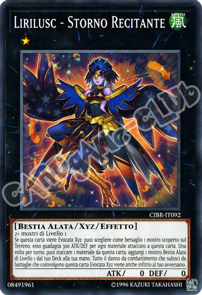 CIBR-IT092 Lirilush-Storno Recitante comune unlimited (IT) -NEAR MINT-