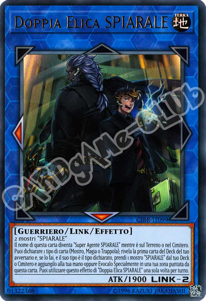 CIBR-IT099 Doppia Elica SPIRALE ultra rara unlimited (IT) -NEAR MINT-