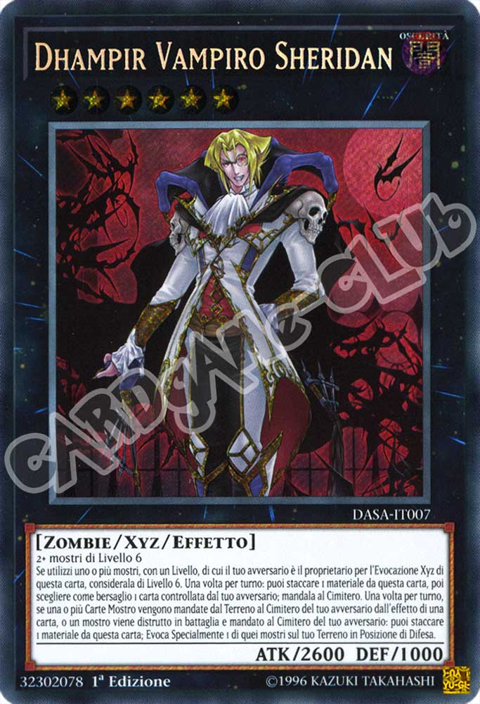 DASA-IT007 Dhampir Vampiro Sheridan rara segreta 1a Edizione (IT) -NEAR MINT-