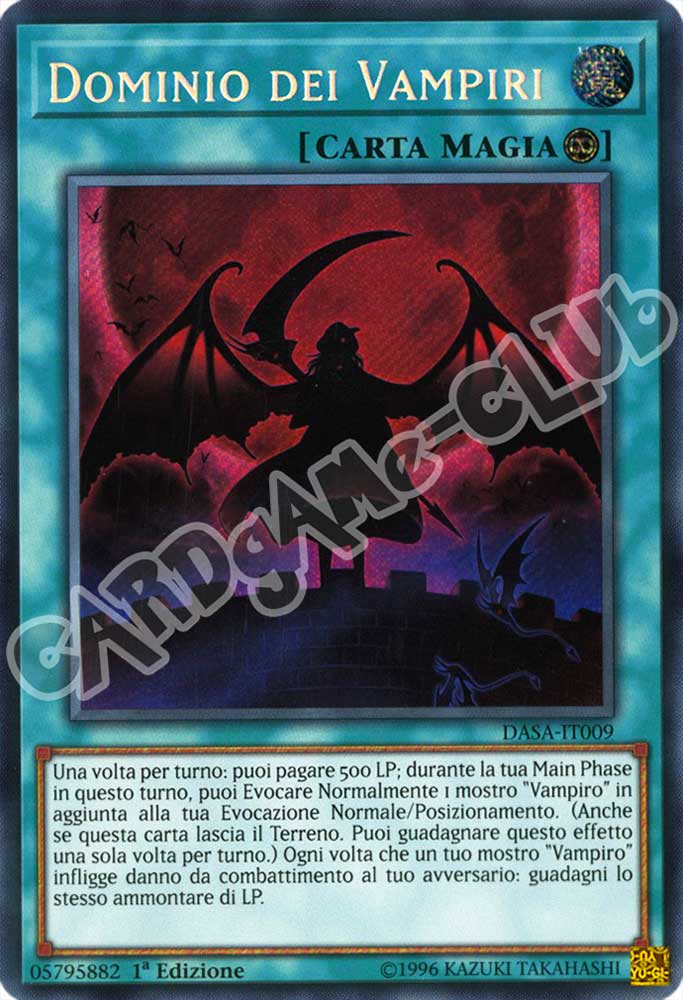 DASA-IT009 Dominio dei Vampiri rara segreta 1a Edizione (IT) -NEAR MINT-