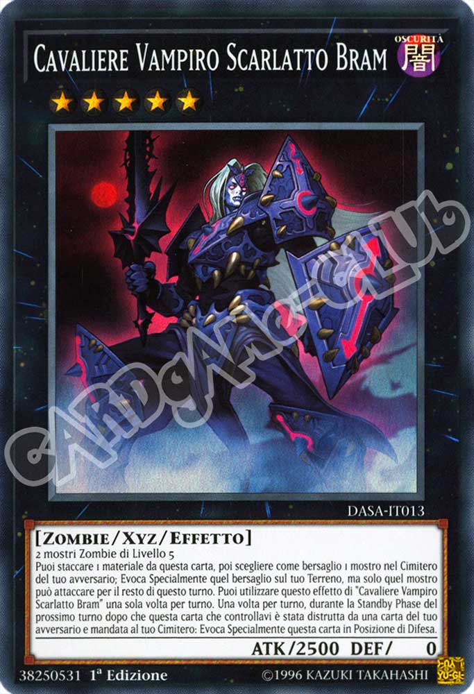 DASA-IT013 Cavaliere Vampiro Scarlatto Bram super rara 1a Edizione (IT) -NEAR MINT-