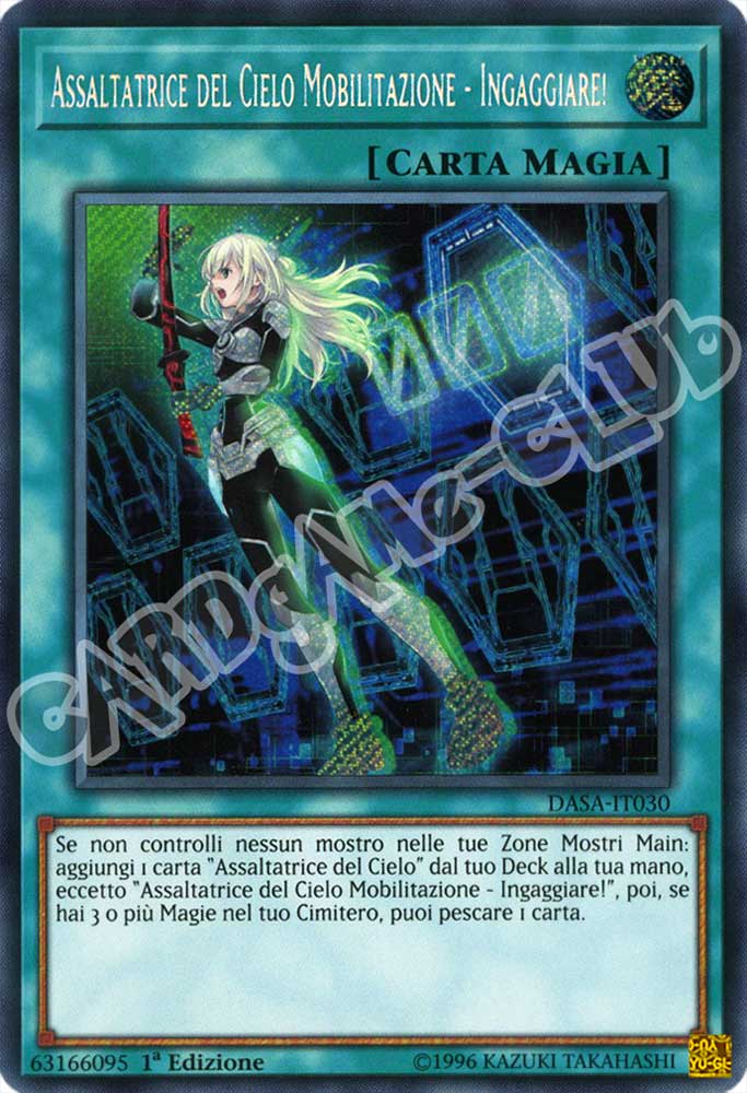 DASA-IT030 Assaltatrice del Cielo Mobilitazione - Ingaggiare! rara segreta 1a Edizione (IT) -NEAR MINT-