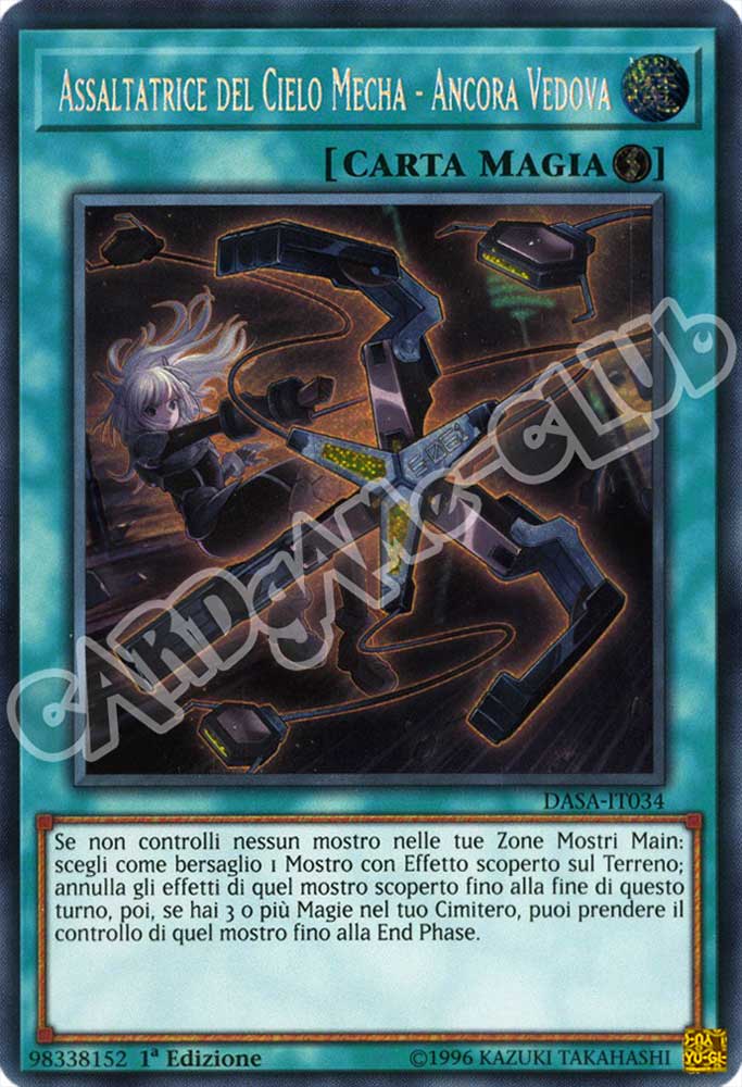 DASA-IT034 Assaltatrice del Cielo Mecha - Ancora Vedova rara segreta 1a Edizione (IT) -NEAR MINT-