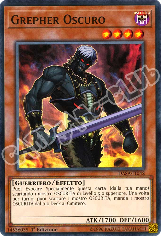 DASA-IT042 Grepher Oscuro super rara 1a Edizione (IT) -NEAR MINT-