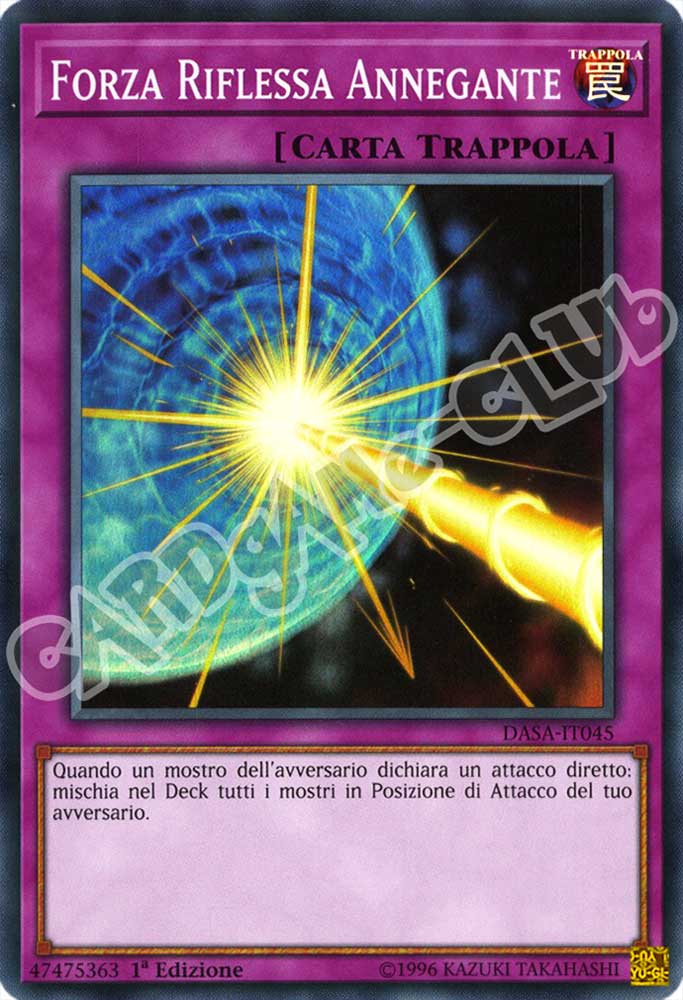 DASA-IT045 Forza Riflessa Annegante super rara 1a Edizione (IT) -NEAR MINT-