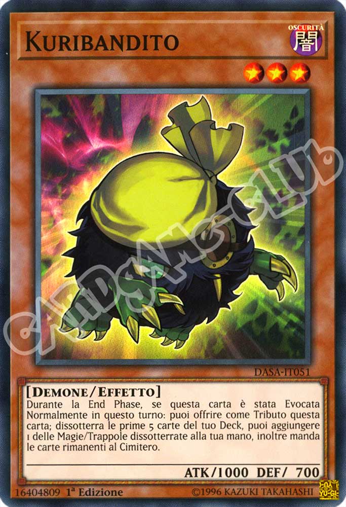 DASA-IT051 Kuribandito super rara 1a Edizione (IT) -NEAR MINT-