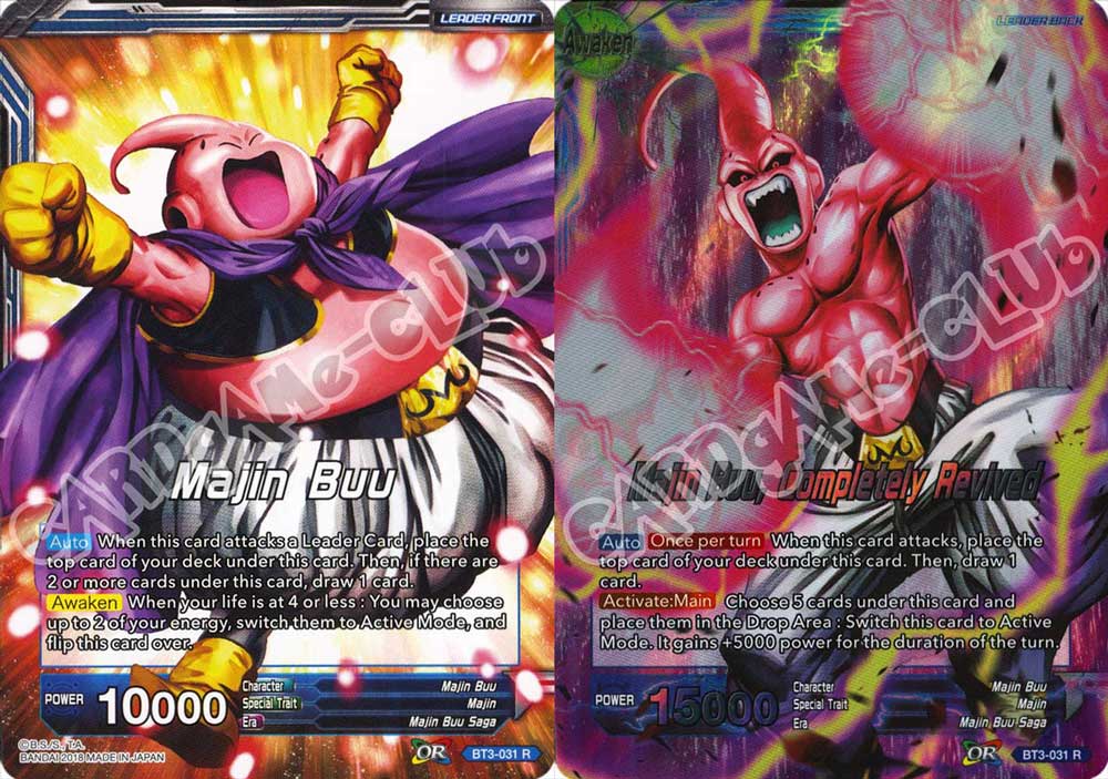 Majin Buu // Majin Buu, Completely Revived rara normale/foil (EN) -NEAR MINT-