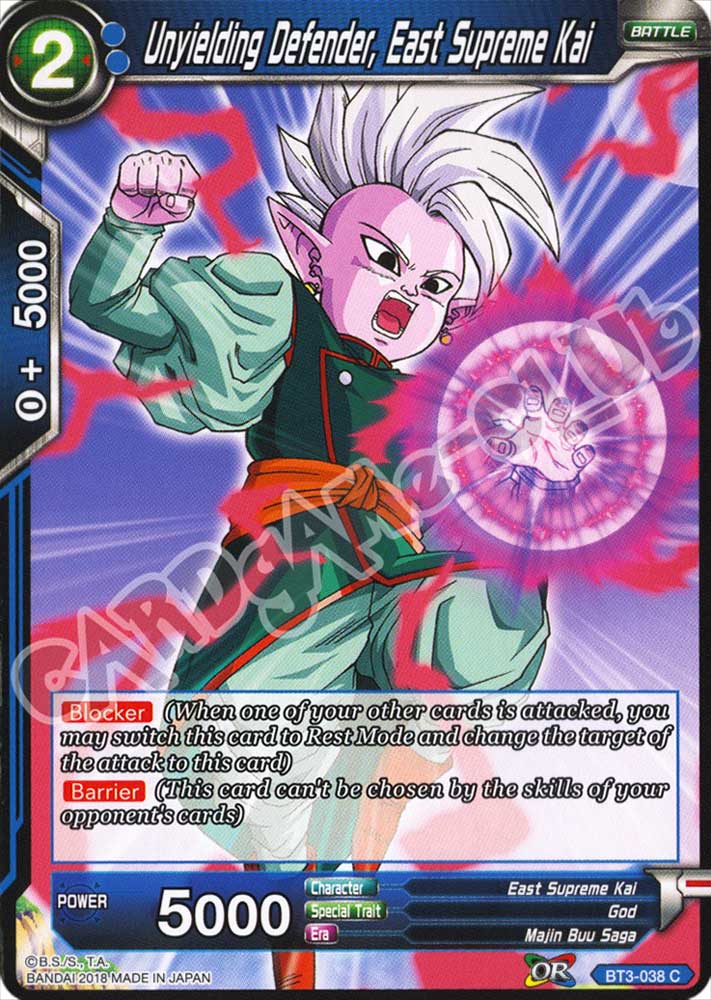 Unyielding Defender, East Supreme Kai comune normale (EN) -NEAR MINT-