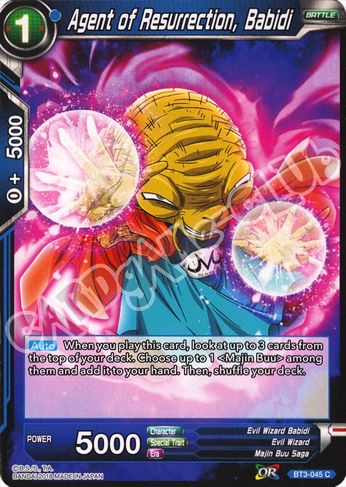 Agent of Resurrection, Babidi comune normale (EN) -NEAR MINT-