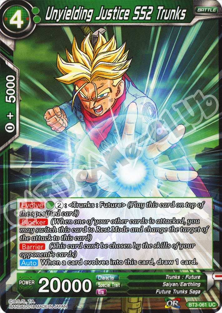 Unyielding Justice SS2 Trunks non comune normale (EN) -NEAR MINT-