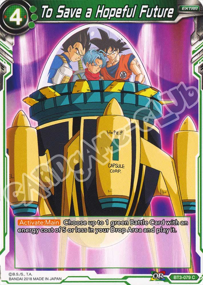 To Save a Hopeful Future comune normale (EN) -NEAR MINT-