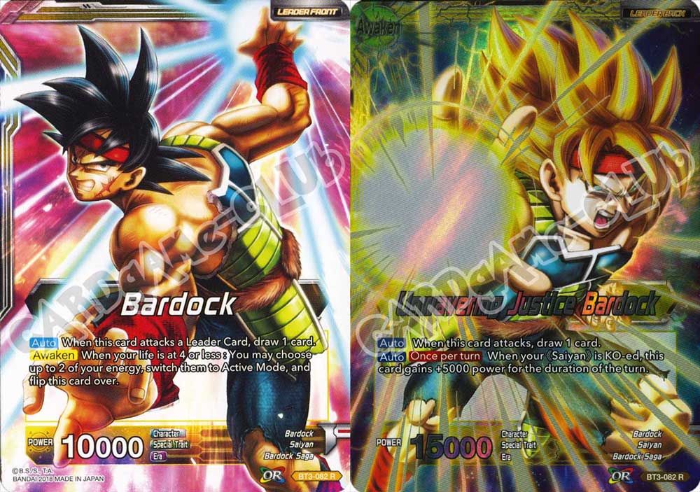 Bardock // Unwavering Justice Bardock rara normale/foil (EN) -NEAR MINT-