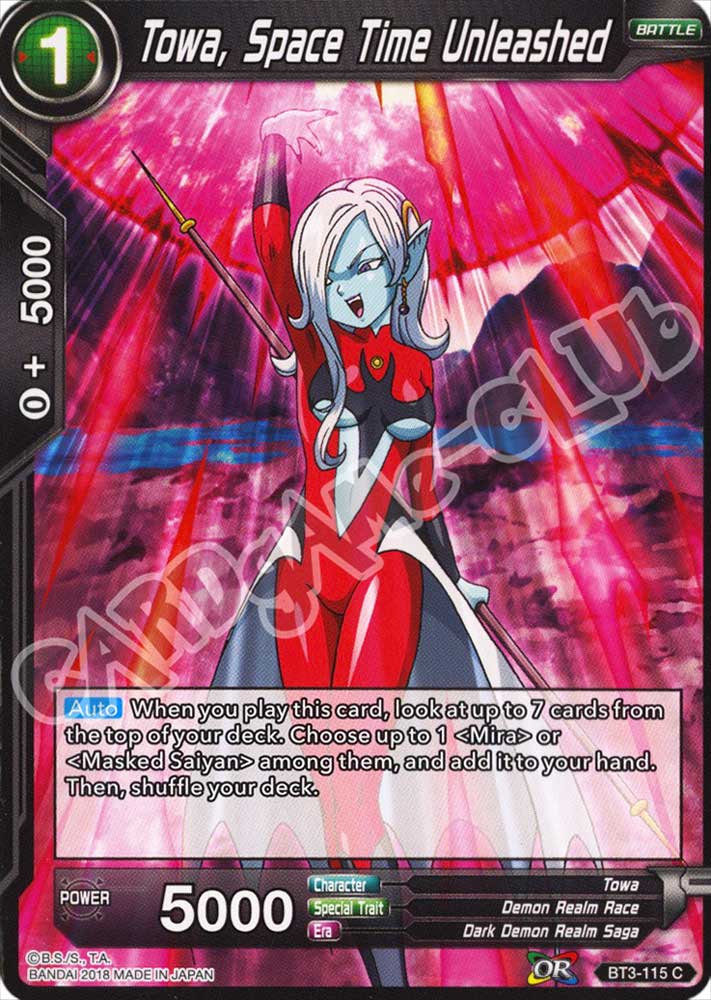 Towa, Space Time Unleashed comune normale (EN) -NEAR MINT-