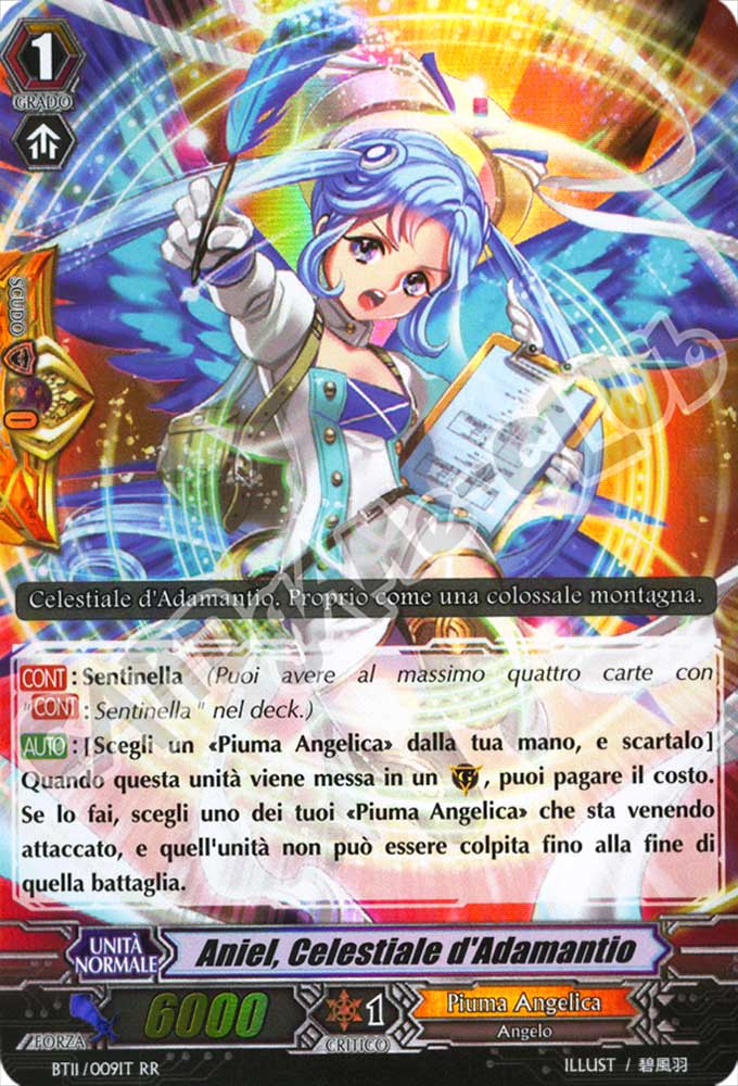 BT11-IT009 Aniel, Celestiale d'Adamantio doppia rara foil (IT) -NEAR MINT-