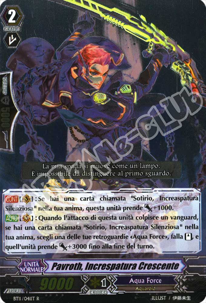BT11-IT041 Pavroth, Increspatura Crescente rara foil (IT) -NEAR MINT-