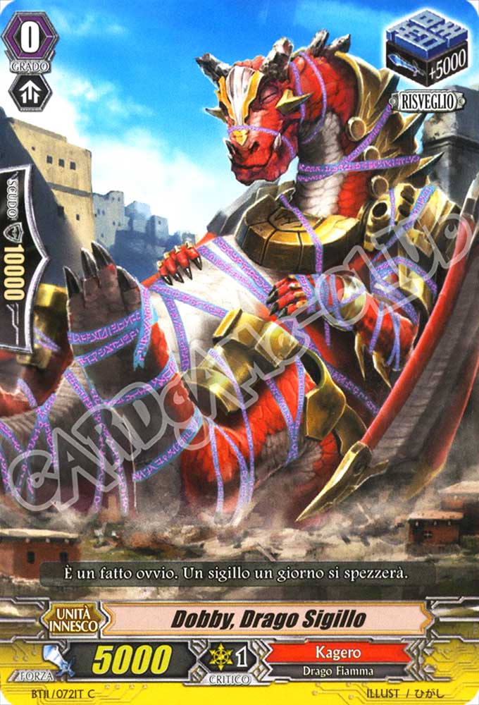 BT11-IT072 Dobby, Drago Sigillo comune normale (IT) -NEAR MINT-