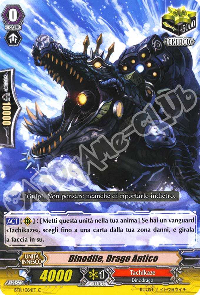 BT11-IT084 Dinodile, Drago Antico comune normale (IT) -NEAR MINT-