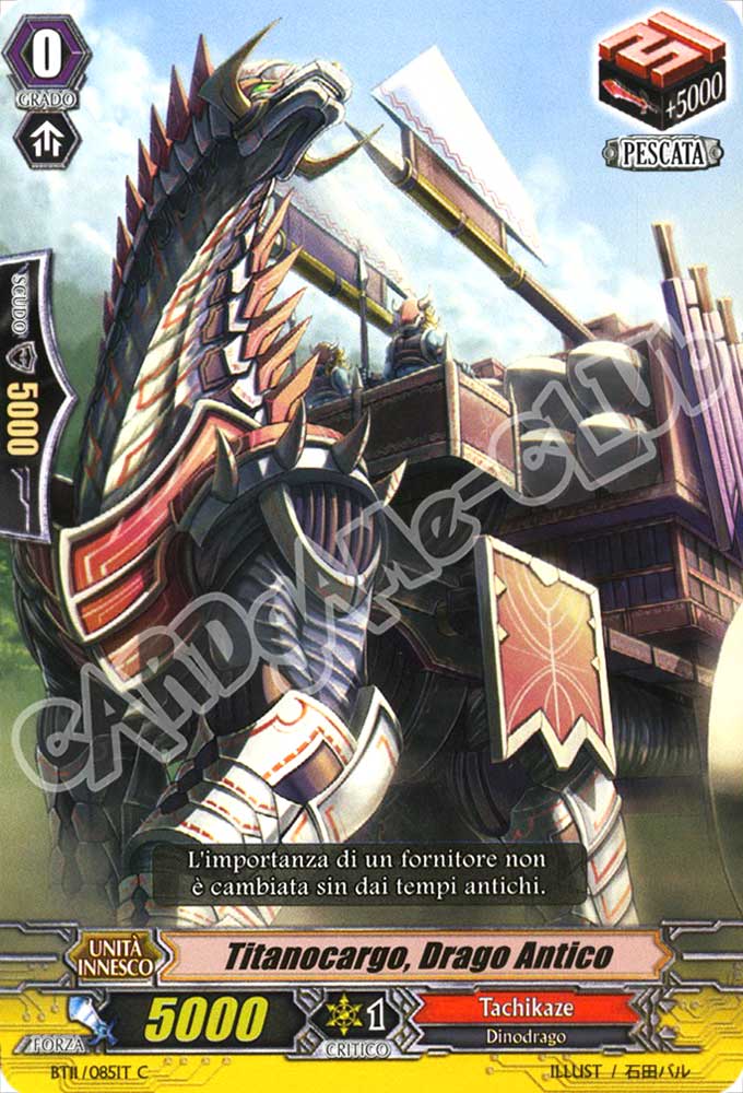 BT11-IT085 Titanocargo, Drago Antico comune normale (IT) -NEAR MINT-