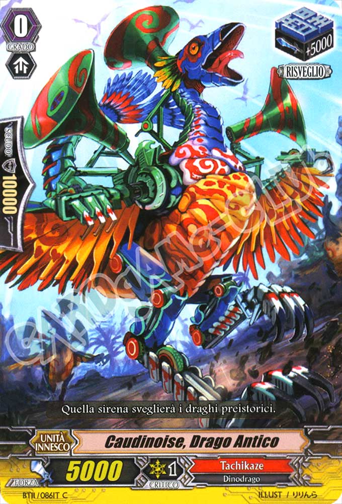 BT11-IT086 Caudinoise, Drago Antico comune normale (IT) -NEAR MINT-