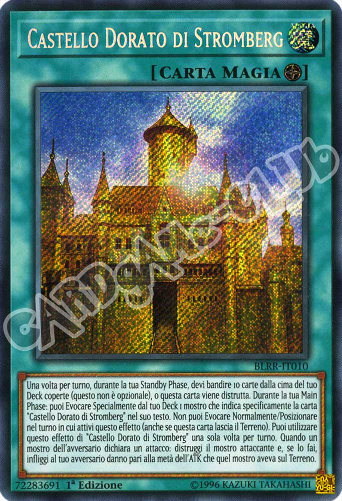 BLRR-IT010 Castello Dorato di Stromberg rara segreta 1a Edizione (IT) -NEAR MINT-