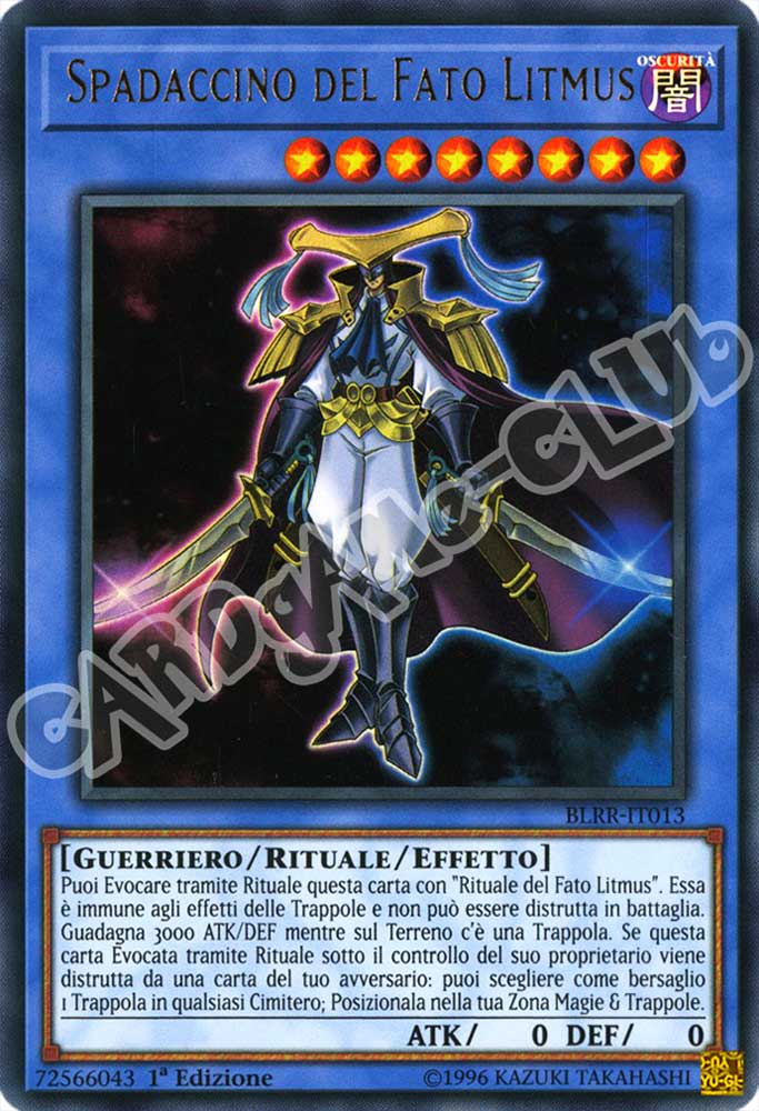 BLRR-IT013 Spadaccino del Fato Litmus ultra rara 1a Edizione (IT) -NEAR MINT-