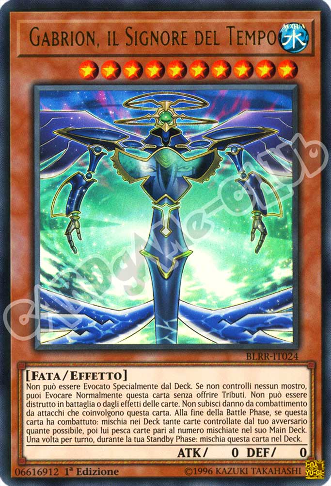 BLRR-IT024 Garrion, il Signore del Tempo ultra rara 1a Edizione (IT) -NEAR MINT-