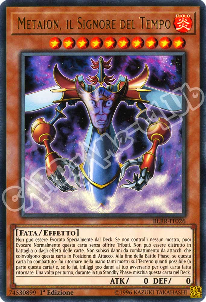 BLRR-IT026 Metaion, il Signore del Tempo ultra rara 1a Edizione (IT) -NEAR MINT-