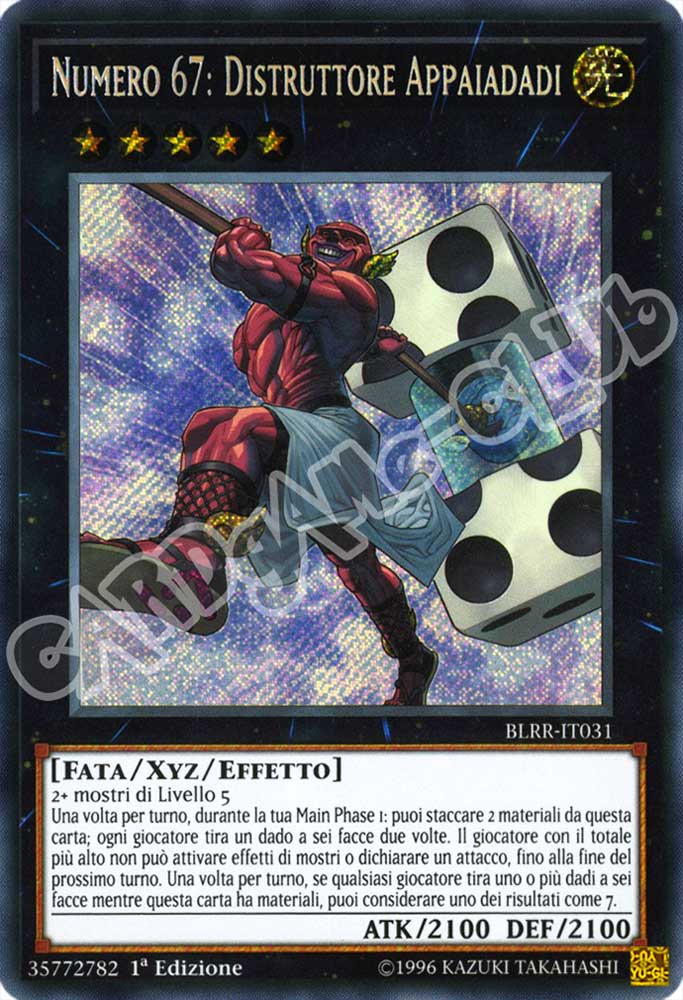 BLRR-IT031 Numero 67: Distruttore Appaiadadi rara segreta 1a Edizione (IT) -NEAR MINT-