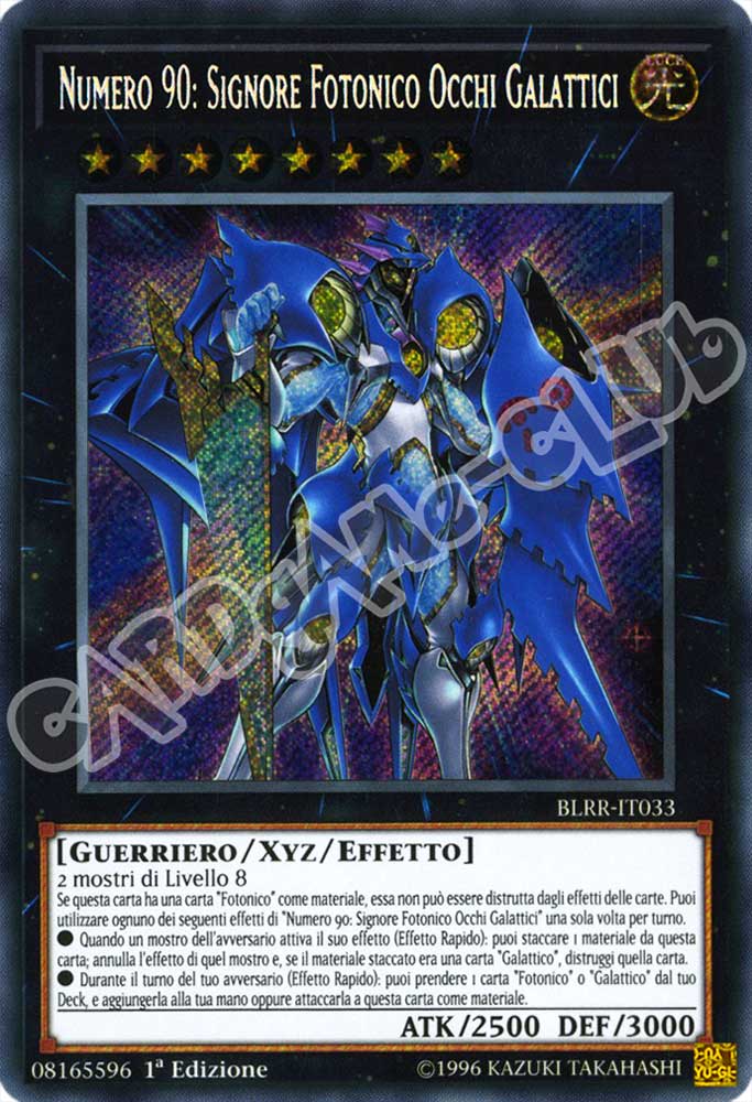 BLRR-IT033 Numero 90: Signore Fotonico Occhi Galattici rara segreta 1a Edizione (IT) -NEAR MINT-