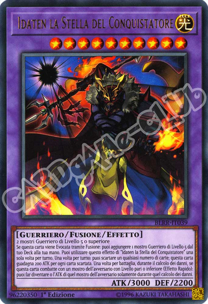 BLRR-IT039 Idaten la Stella del Conquistatore ultra rara 1a Edizione (IT) -NEAR MINT-