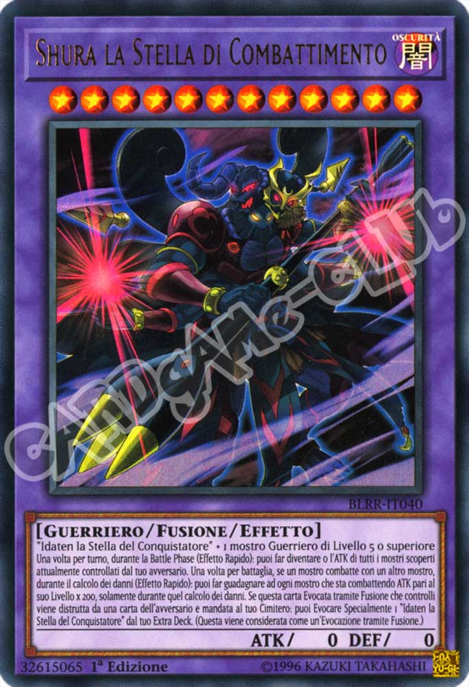 BLRR-IT040 Shura la Stella di Combattimento ultra rara 1a Edizione (IT) -NEAR MINT-