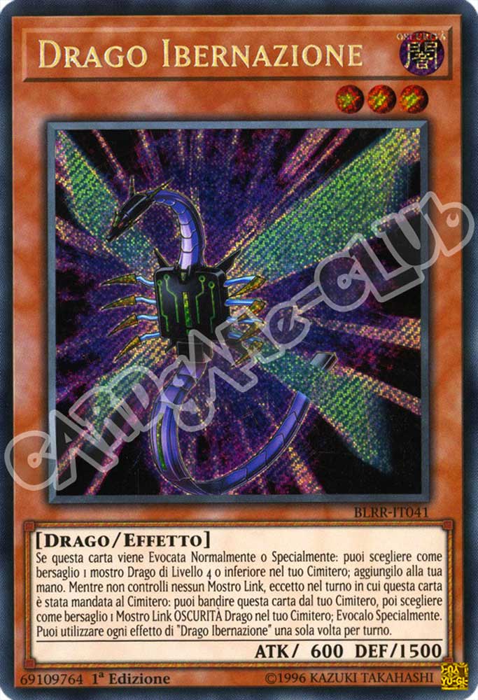 BLRR-IT041 Drago Ibernazione rara segreta 1a Edizione (IT) -NEAR MINT-