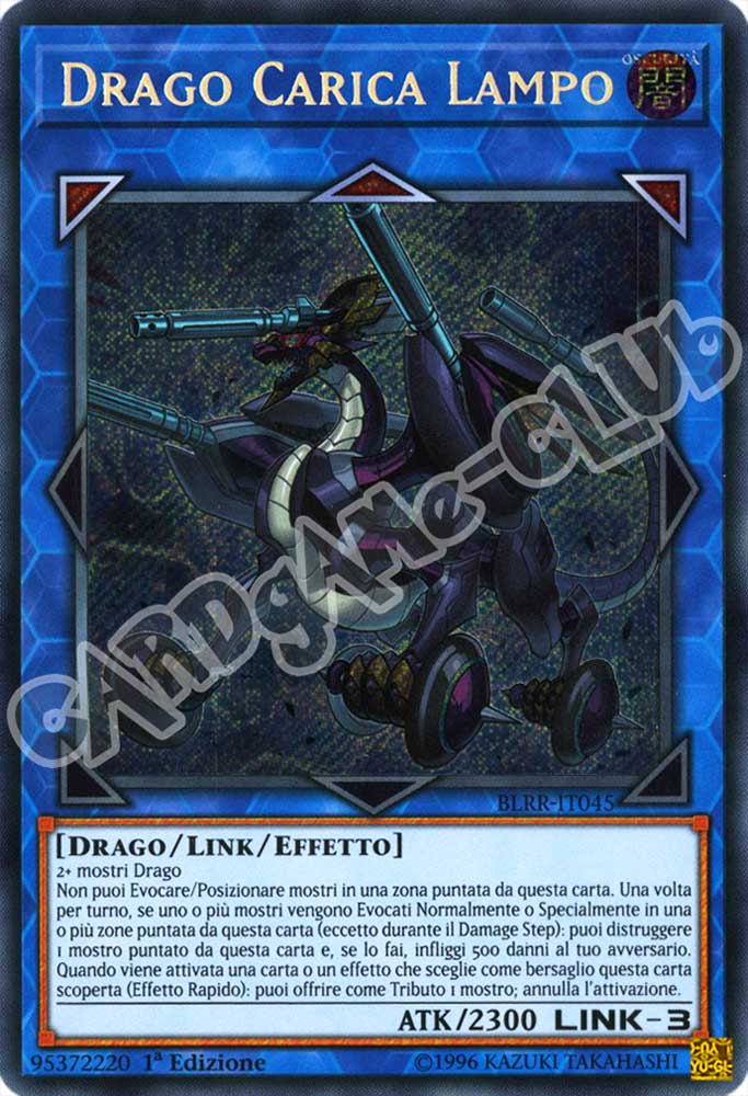 BLRR-IT045 Drago Carica Lampo rara segreta 1a Edizione (IT) -NEAR MINT-