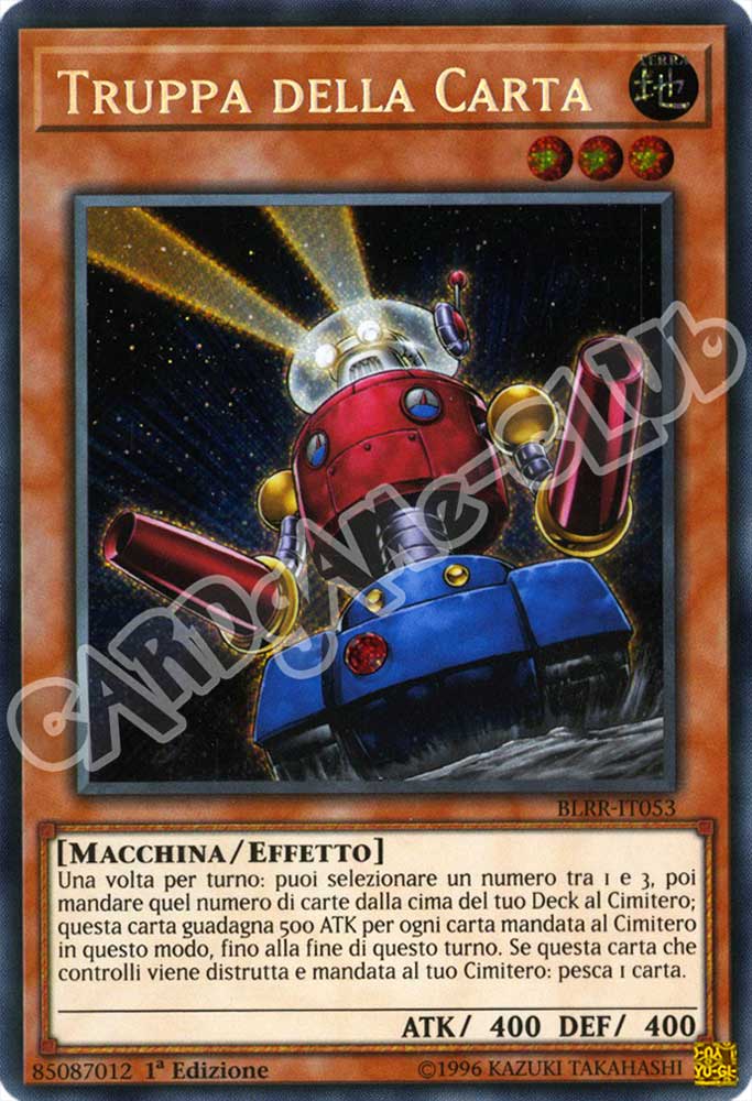 BLRR-IT053 Truppa della Carta rara segreta 1a Edizione (IT) -NEAR MINT-
