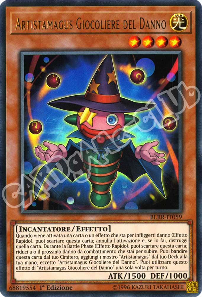 BLRR-IT059 Artistamagus Giocoliere del Danno ultra rara 1a Edizione (IT) -NEAR MINT-