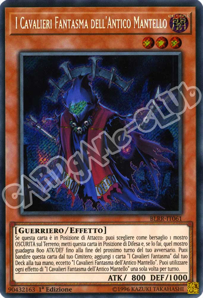 BLRR-IT061 I Cavalieri Fantasma dell'Antico Mantello rara segreta 1a Edizione (IT) -NEAR MINT-